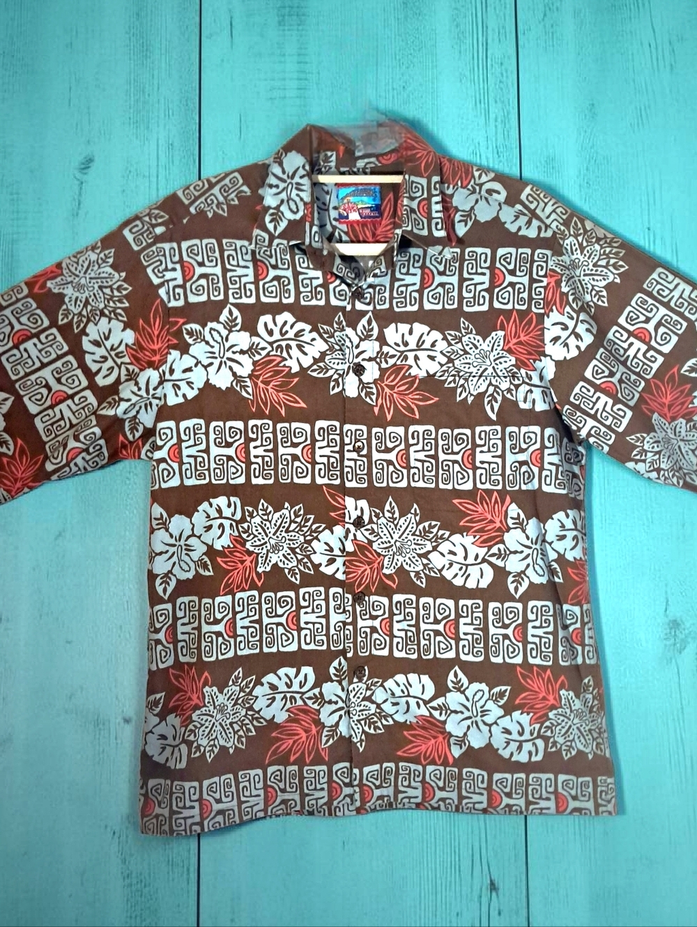 Reyn Spooner x Joe Kealoha Vintage Hawaiian Shirt Medium 100% Cotton